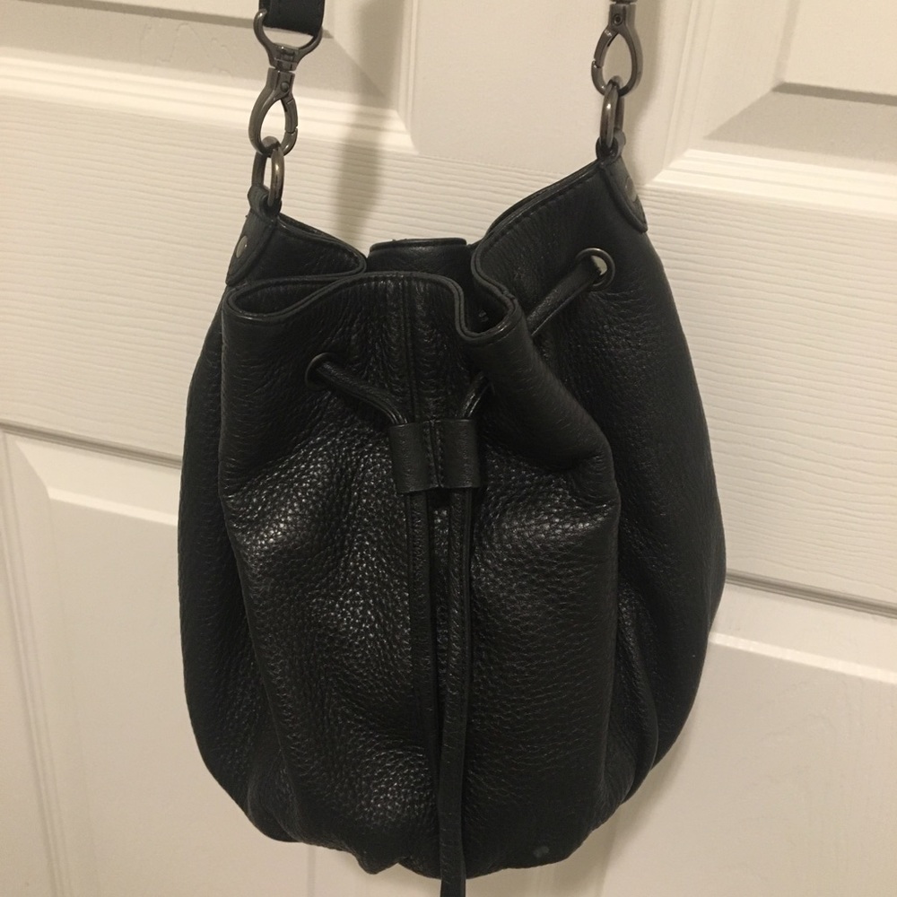 Status and Anxiety Bucket Shoulder Bag